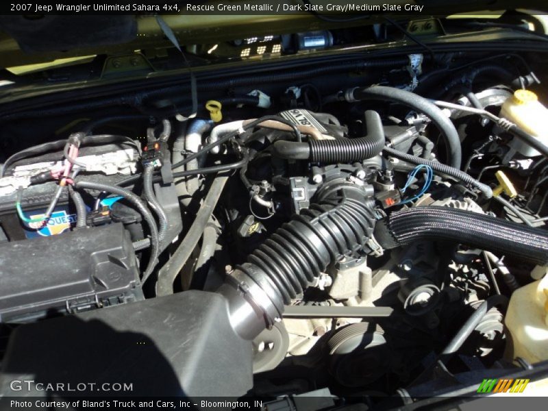 Rescue Green Metallic / Dark Slate Gray/Medium Slate Gray 2007 Jeep Wrangler Unlimited Sahara 4x4