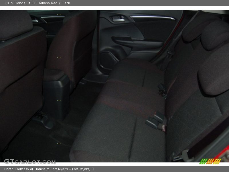 Milano Red / Black 2015 Honda Fit EX