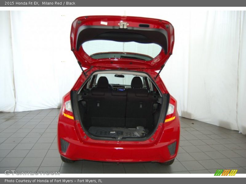Milano Red / Black 2015 Honda Fit EX
