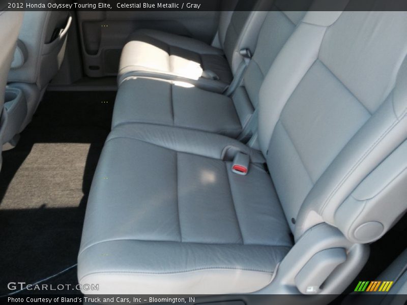 Celestial Blue Metallic / Gray 2012 Honda Odyssey Touring Elite