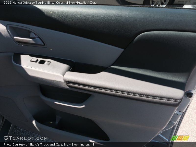 Celestial Blue Metallic / Gray 2012 Honda Odyssey Touring Elite