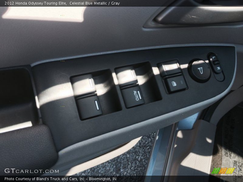 Celestial Blue Metallic / Gray 2012 Honda Odyssey Touring Elite
