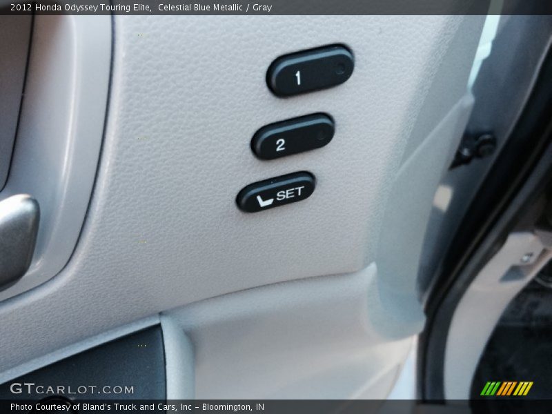 Celestial Blue Metallic / Gray 2012 Honda Odyssey Touring Elite