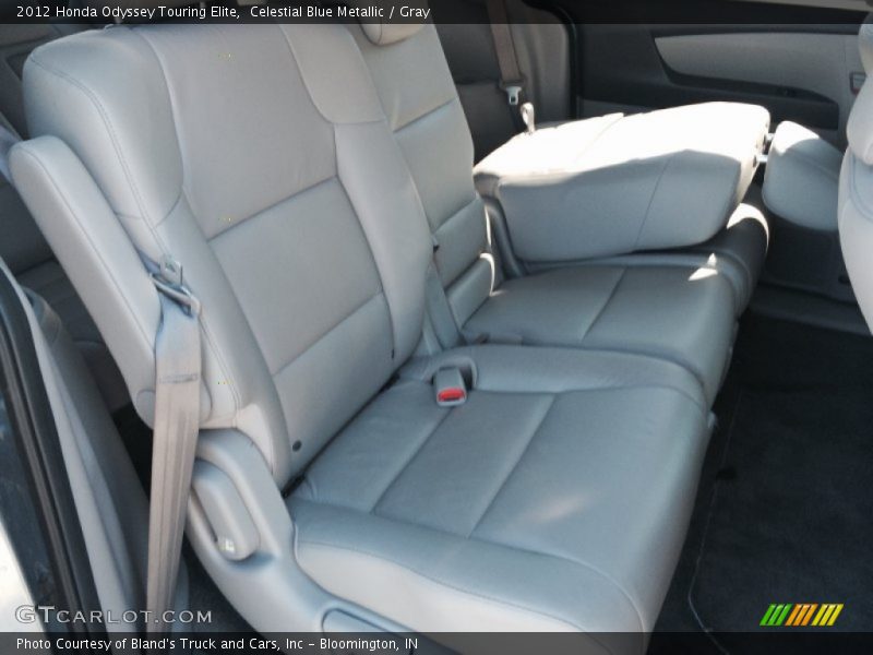 Celestial Blue Metallic / Gray 2012 Honda Odyssey Touring Elite