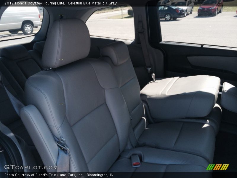 Celestial Blue Metallic / Gray 2012 Honda Odyssey Touring Elite