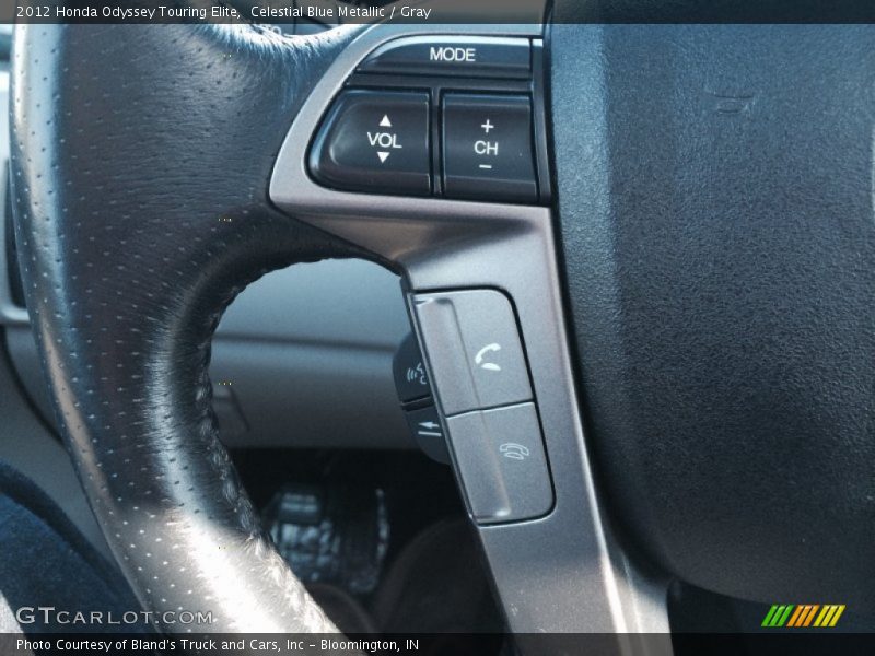 Celestial Blue Metallic / Gray 2012 Honda Odyssey Touring Elite