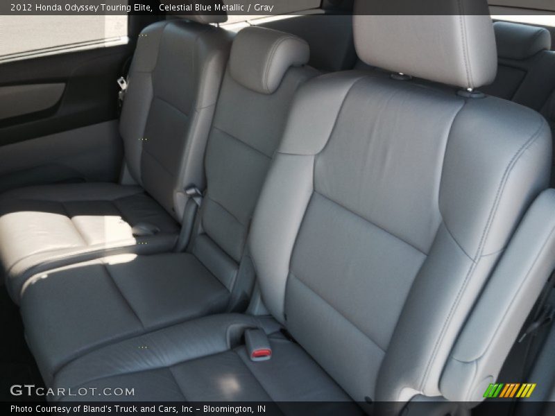 Celestial Blue Metallic / Gray 2012 Honda Odyssey Touring Elite