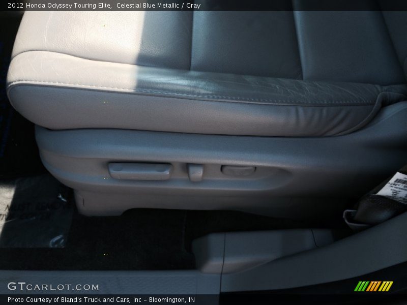 Celestial Blue Metallic / Gray 2012 Honda Odyssey Touring Elite