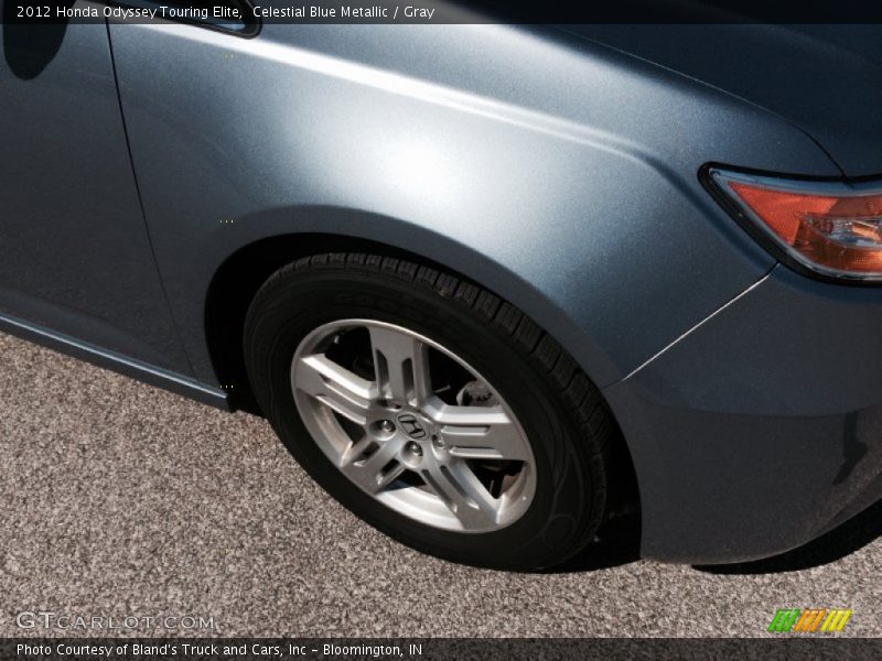 Celestial Blue Metallic / Gray 2012 Honda Odyssey Touring Elite