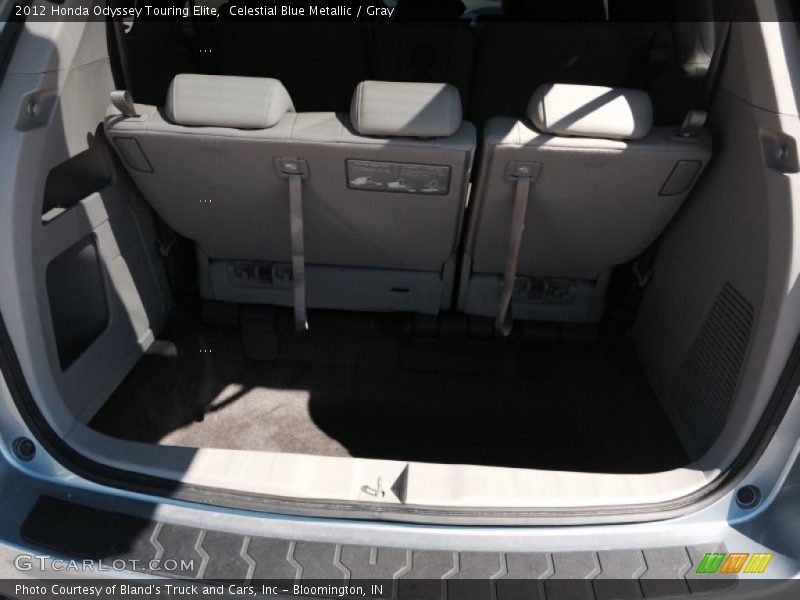 Celestial Blue Metallic / Gray 2012 Honda Odyssey Touring Elite