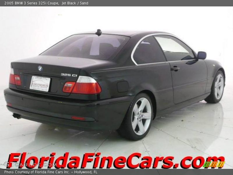 Jet Black / Sand 2005 BMW 3 Series 325i Coupe