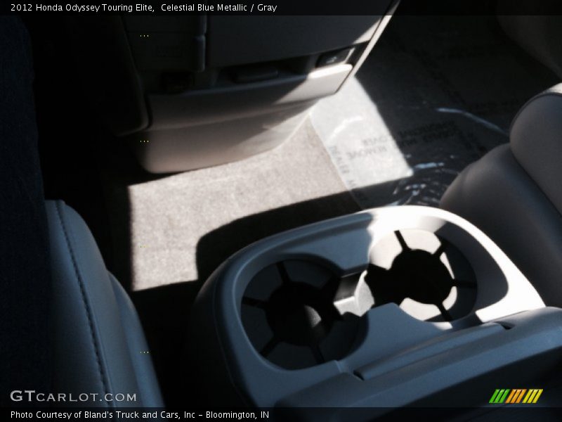 Celestial Blue Metallic / Gray 2012 Honda Odyssey Touring Elite