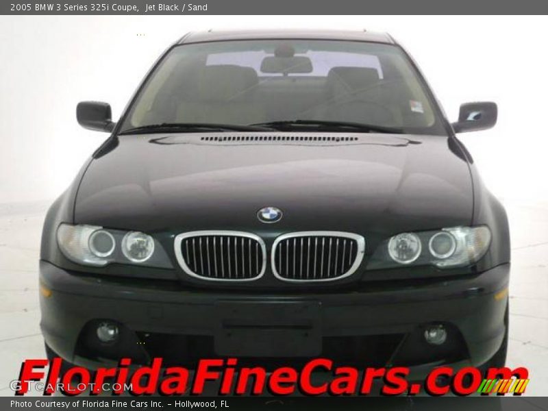 Jet Black / Sand 2005 BMW 3 Series 325i Coupe