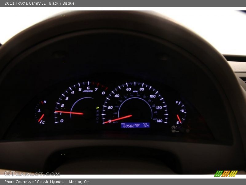 Black / Bisque 2011 Toyota Camry LE