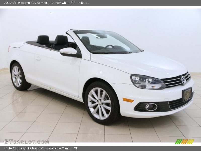 Candy White / Titan Black 2012 Volkswagen Eos Komfort