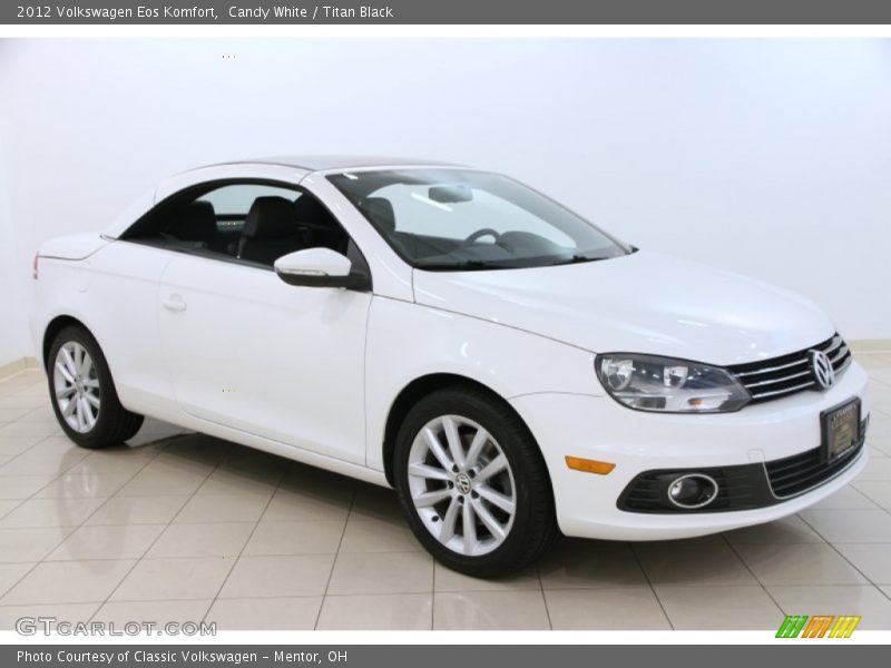 Candy White / Titan Black 2012 Volkswagen Eos Komfort