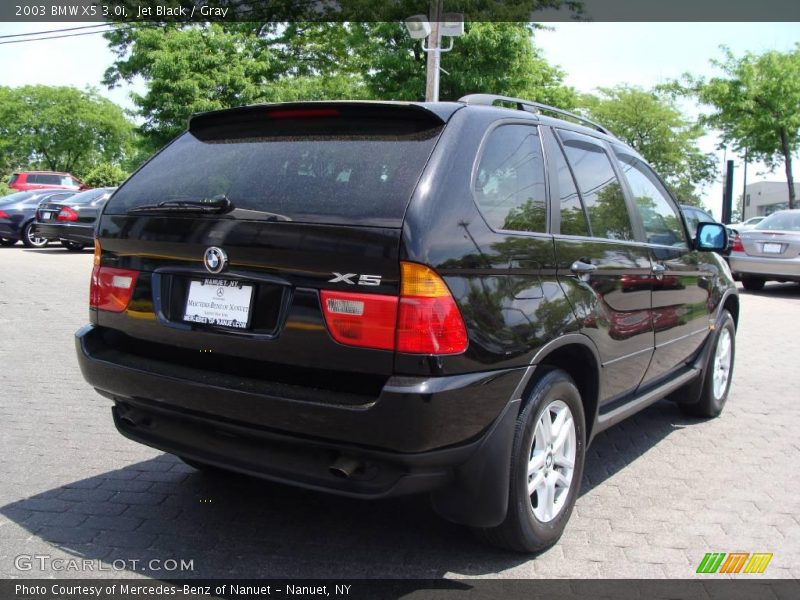 Jet Black / Gray 2003 BMW X5 3.0i