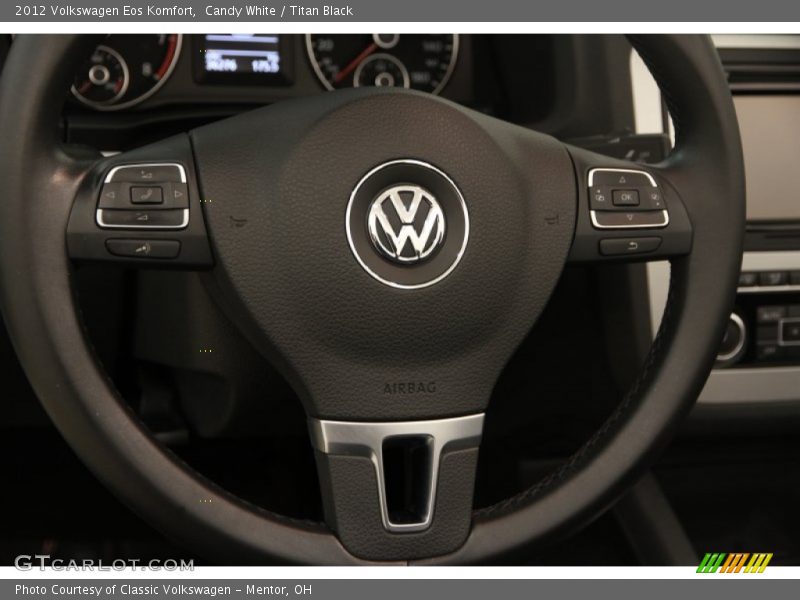 Candy White / Titan Black 2012 Volkswagen Eos Komfort