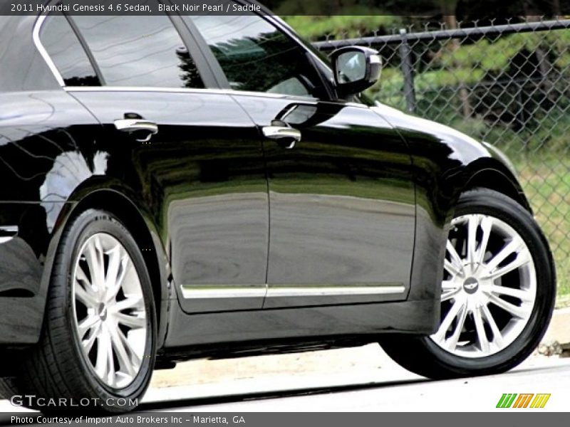 Black Noir Pearl / Saddle 2011 Hyundai Genesis 4.6 Sedan