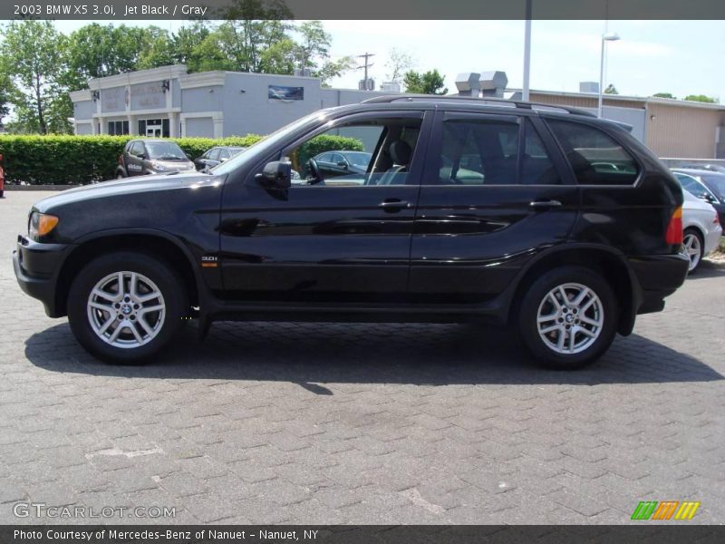 Jet Black / Gray 2003 BMW X5 3.0i