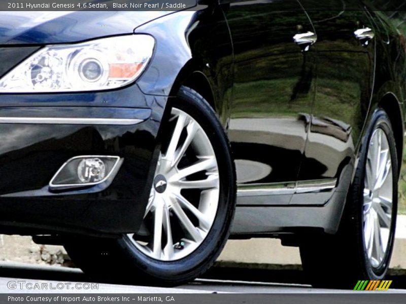 Black Noir Pearl / Saddle 2011 Hyundai Genesis 4.6 Sedan