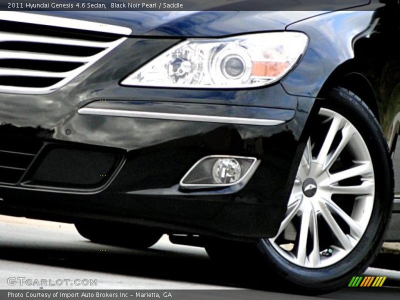 Black Noir Pearl / Saddle 2011 Hyundai Genesis 4.6 Sedan