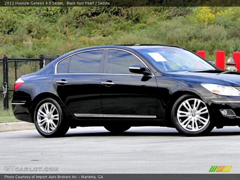 Black Noir Pearl / Saddle 2011 Hyundai Genesis 4.6 Sedan