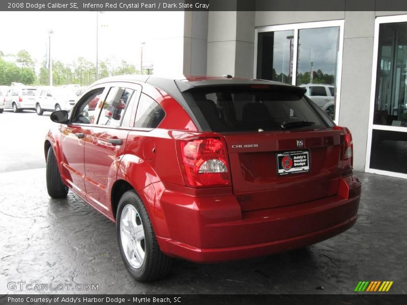 Inferno Red Crystal Pearl / Dark Slate Gray 2008 Dodge Caliber SE