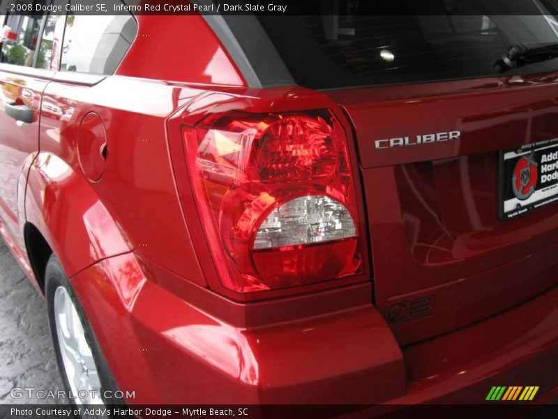 Inferno Red Crystal Pearl / Dark Slate Gray 2008 Dodge Caliber SE