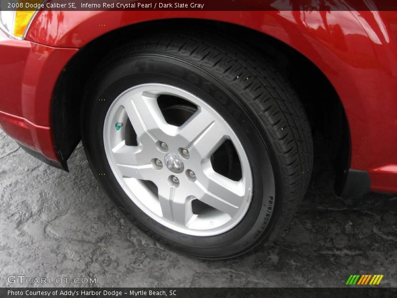Inferno Red Crystal Pearl / Dark Slate Gray 2008 Dodge Caliber SE