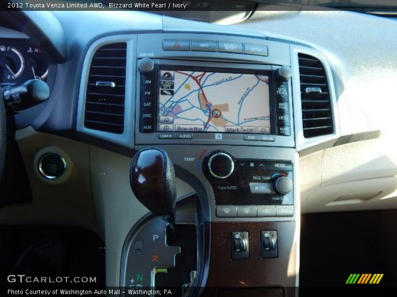 Blizzard White Pearl / Ivory 2012 Toyota Venza Limited AWD