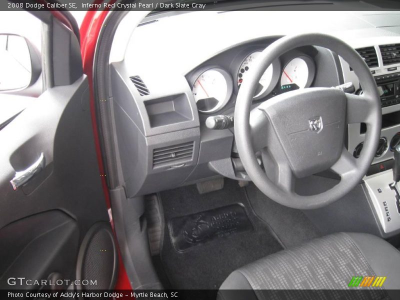 Inferno Red Crystal Pearl / Dark Slate Gray 2008 Dodge Caliber SE