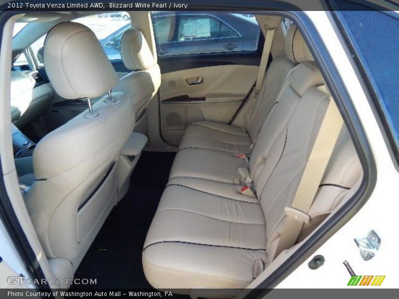 Blizzard White Pearl / Ivory 2012 Toyota Venza Limited AWD