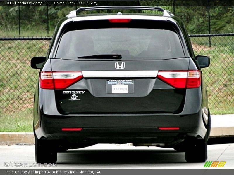 Crystal Black Pearl / Gray 2011 Honda Odyssey EX-L