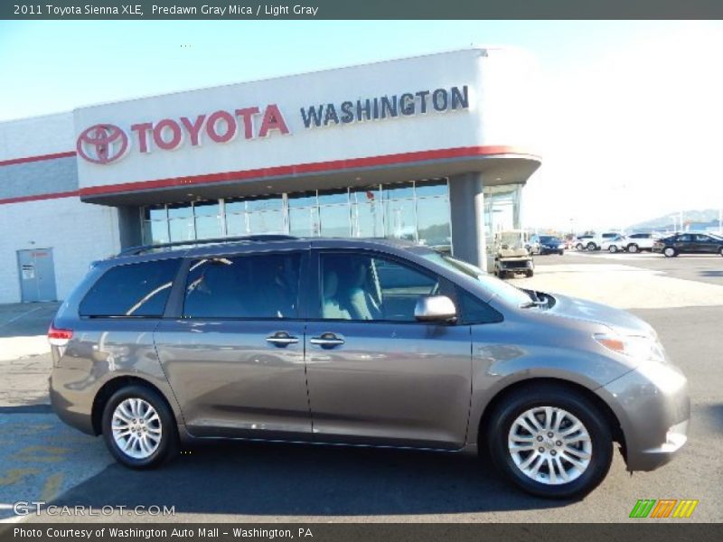 Predawn Gray Mica / Light Gray 2011 Toyota Sienna XLE