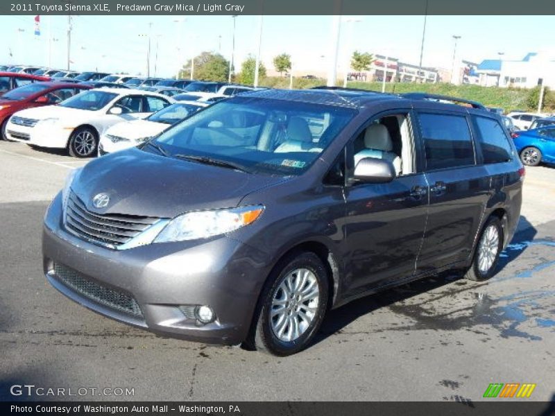 Predawn Gray Mica / Light Gray 2011 Toyota Sienna XLE