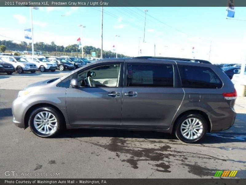 Predawn Gray Mica / Light Gray 2011 Toyota Sienna XLE