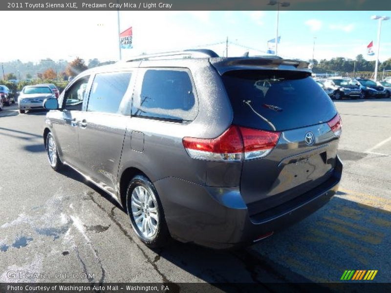Predawn Gray Mica / Light Gray 2011 Toyota Sienna XLE