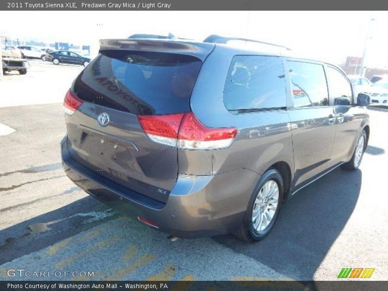 Predawn Gray Mica / Light Gray 2011 Toyota Sienna XLE