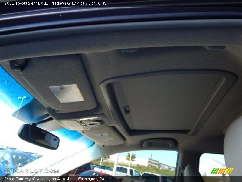 Predawn Gray Mica / Light Gray 2011 Toyota Sienna XLE