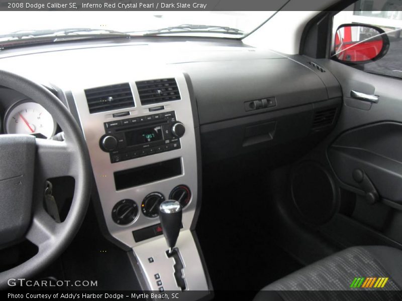 Inferno Red Crystal Pearl / Dark Slate Gray 2008 Dodge Caliber SE