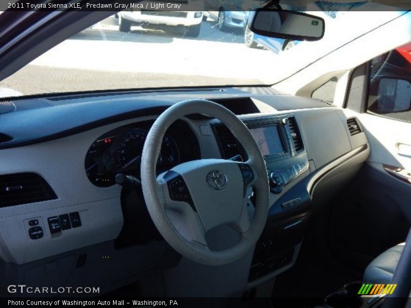Predawn Gray Mica / Light Gray 2011 Toyota Sienna XLE