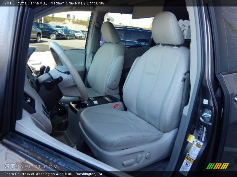 Predawn Gray Mica / Light Gray 2011 Toyota Sienna XLE