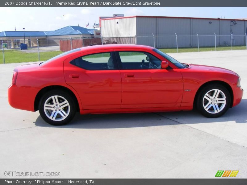 Inferno Red Crystal Pearl / Dark Slate Gray/Light Graystone 2007 Dodge Charger R/T