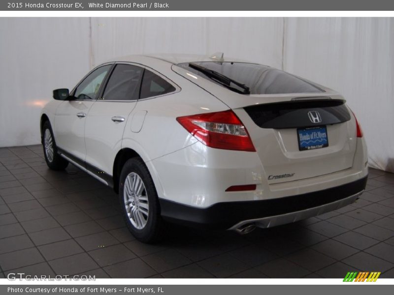 White Diamond Pearl / Black 2015 Honda Crosstour EX