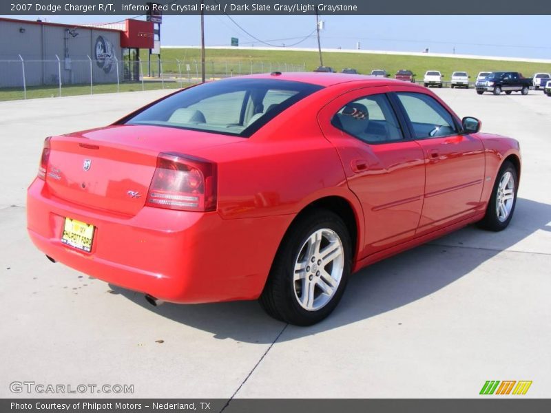 Inferno Red Crystal Pearl / Dark Slate Gray/Light Graystone 2007 Dodge Charger R/T