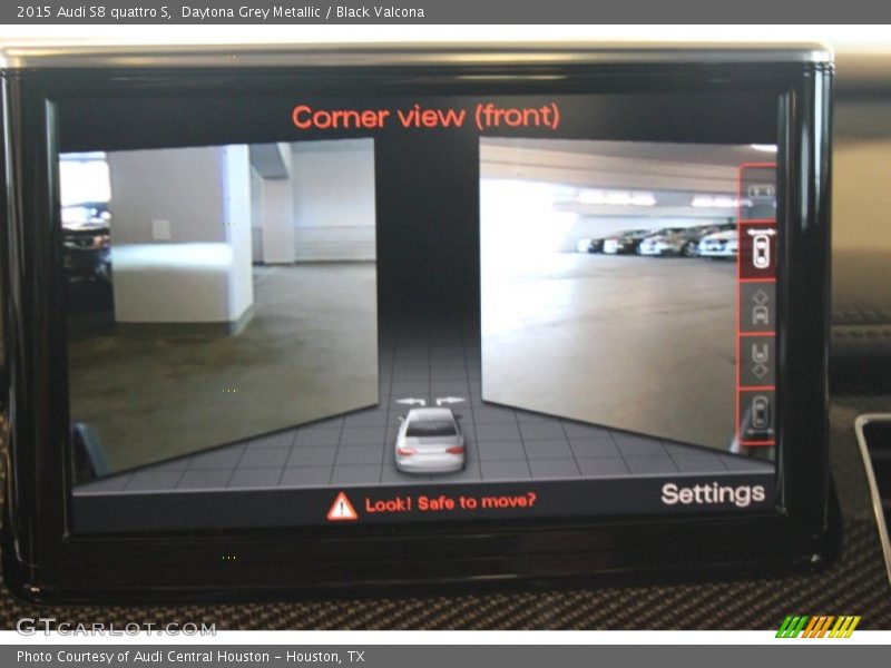 Daytona Grey Metallic / Black Valcona 2015 Audi S8 quattro S