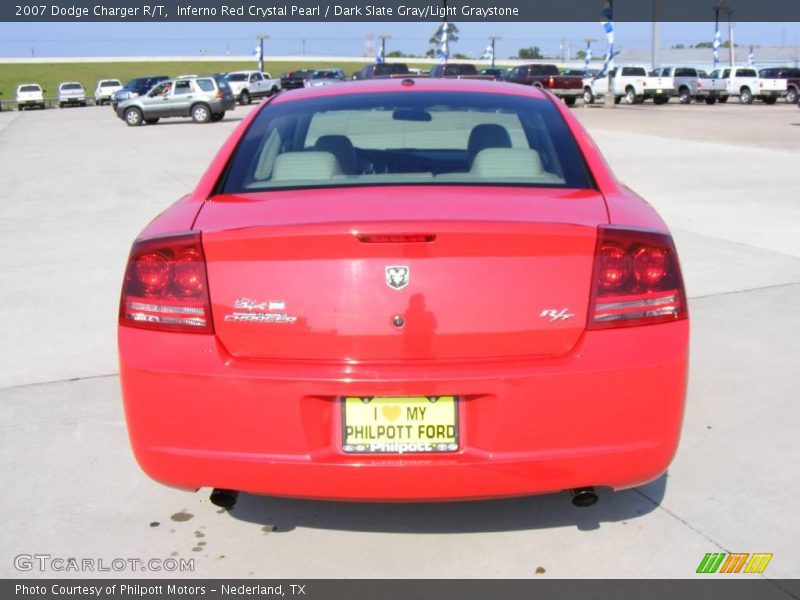 Inferno Red Crystal Pearl / Dark Slate Gray/Light Graystone 2007 Dodge Charger R/T