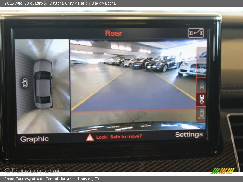Daytona Grey Metallic / Black Valcona 2015 Audi S8 quattro S