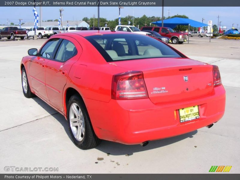 Inferno Red Crystal Pearl / Dark Slate Gray/Light Graystone 2007 Dodge Charger R/T